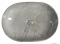 SAPHO - DALMA - Kerámia mosdó, szürke márvány hatású, 59x42x14cm - Pultra, bútorra ültethető (MM413)