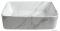 SAPHO - DALMA - Kerámia mosdó, fehér márvány hatású, 48x38x13cm - Pultra, bútorra ültethető (MM517)