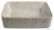 SAPHO - DALMA - Kerámia mosdó, bézs márvány hatású, 48x38x13cm - Pultra, bútorra ültethető (MM527)