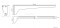 BEMETA - HOTEL - Mosdótartó konzol, 30x10cm, max. 30kg, (1 pár) - Fehér rozsdamentes acél