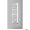 AQUALINE - DIRECT-E - Elektromos fürdőszobai radiátor fűtőpatronnal, 45x132cm, 400W, egyenes - Fehér