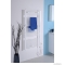 AQUALINE - DIRECT-E - Elektromos fürdőszobai radiátor fűtőpatronnal, 60x132cm, 600W, egyenes - Fehér