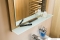 SAPHO - NIROX - Fürdőszobai fali tükör 60x80cm, rusztikus fenyő színű MDF kerettel