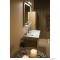SAPHO - NIROX - Fürdőszobai fali tükör 60x80cm, rusztikus fenyő színű MDF kerettel