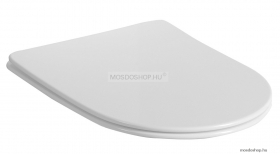 SAPHO - PACO SLIM - Soft Close lecsapódásgátlós WC tető, ülőke - Fehér duroplast