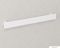 SAPHO - PATRON - Fali törölközőtartó, 60 cm, szögletes - Fehér alumínium