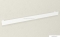 SAPHO - PATRON - Fali törölközőtartó, 100 cm, szögletes - Fehér alumínium