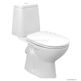 AQUALINE - RIGA - Kombi WC (monoblokkos) - Hátsó kifolyású, ülőke nélkül - Kerámia