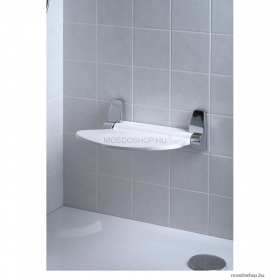 GEDY - SOUND - Felhajtható zuhanyülőke - Falra szerelhető - Fehér, króm