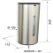 SAPHO - Fali szenzoros folyékony szappan adagoló, 650ml - Szálcsiszolt rozsdamentes acél