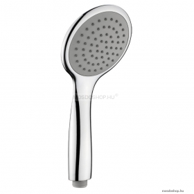 SAPHO - Kézizuhany, zuhanyfej - 1 funkciós, kerek - Krómozott műanyag (SK112)