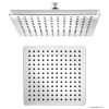 SAPHO - Esőztető fejzuhany 21,6x21,6cm, szögletes, zuhanykar nélkül - Krómozott műanyag (SK816)