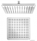 SAPHO - Esőztető fejzuhany 21,6x21,6cm, szögletes, zuhanykar nélkül - Krómozott műanyag (SK816)