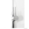 SAPHO - SILI - Álló mosogató csaptelep, flexibilis szilikon kifolyóval - Fehér-krómozott