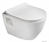 SAPHO - PAULA - Függesztett WC, ülőke nélkül, 35,5x50cm - Fehér kerámia