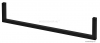 SAPHO - AVICE - Törölközőtartó, pult aljára szerelhető, 45x9,5cm - Matt fekete acél