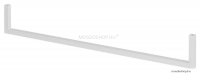 SAPHO - AVICE - Törölközőtartó, pult aljára szerelhető, 60x9,5cm - Matt fehér acél
