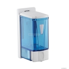 GEDY - MARLIN - Fali folyékony szappan adagoló, 300ml, közületi, nyomógombos - Fehér, kék műanyag