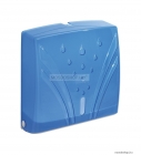 GEDY - Fali kéztörlő adagoló, közületi, 26,5x11x29cm - Kék műanyag (2440-11)