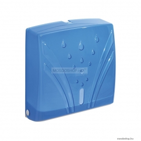 GEDY - Fali kéztörlő adagoló, közületi, 26,5x11x29cm - Kék műanyag (2440-11)