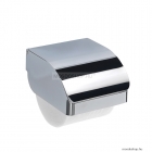 GEDY - Falra szerelhető, fedeles WC papír tartó - Fényes rozsdamentes acél (2525-13)