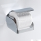GEDY - Falra szerelhető, fedeles WC papír tartó - Fényes rozsdamentes acél (2525-13)
