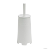 GEDY - OSCAR - Álló WC kefe tartó, kerek - Fényes fehér műanyag