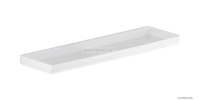 GEDY - Fürdőszobai polc, 45cm - Fényes fehér műanyag (2919-45)