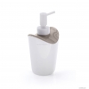 GEDY - MOBY - Folyékony szappan adagoló - Műanyag - Fényes fehér, szürkésbarna (3182)