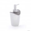 GEDY - MOBY - Folyékony szappan adagoló - Műanyag - Fényes fehér, szürke (3182)