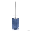 GEDY - ANTARES - Álló WC kefe tartó - Áttetsző kék műgyanta, krómozott műanyag