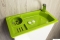 ECOSYSBOX - SQUARE WC tartály kézmosóval, baloldali bekötéssel (Kombi WC tartály és kézmosó)