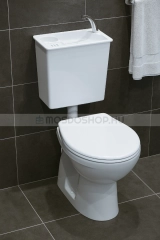 ECOSYSBOX SQUARE WC tartály kézmosóval, baloldali bekötéssel (Kombi WC tartály és kézmosó)