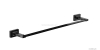 GEDY - GRAN TORINO - Fali törölközőtartó, 50,6 cm - Fekete rozsdamentes acél, réz