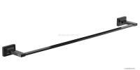 GEDY - GRAN TORINO - Fali törölközőtartó, 65,6 cm - Fekete rozsdamentes acél, réz