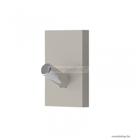 GEDY - RAINBOW - Fürdőszobai fali fogas 1 akasztóval - Tortora színű műgyanta