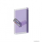 GEDY - RAINBOW - Fürdőszobai fali fogas 1 akasztóval - Áttetsző lila műgyanta