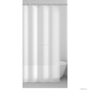 GEDY - VANIGLIA - Textil zuhanyfüggöny függönykarikával 120x200cm - Szövet - Fehér