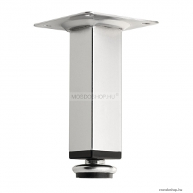 AQUALINE - Állítható bútorláb fürdőszoba bútorokhoz, 10cm, szögletes - Krómozott acél (10078)