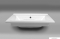 AQUALINE - ETIDE - Mosdószekrény, polcos fürdőszoba mosdó bútor 51,5x85cm - Kerámia mosdóval (ZUNO)-55 cm - Fehér