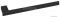 SAPHO - BELLA - Törölközőtartó, 40cm, bútor oldalára szerelhető - Matt fekete réz