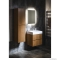 SAPHO - GODIVA - Öntött márvány mosdó, mosdókagyló 58x44cm, szögletes - Pultra, bútorra, falra szerelhető