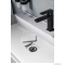 SAPHO - GODIVA - Öntött márvány mosdó, mosdókagyló 58x44cm, szögletes - Pultra, bútorra, falra szerelhető