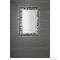 SAPHO - ZEEGRAS - Fürdőszobai fali tükör, 70x100cm, antik ezüst színű fa kerettel