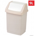 CURVER - CLICK-IT - Fürdőszobai szemeteskuka 9L, billenőfedéllel - Bézs műanyag