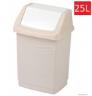 CURVER - CLICK-IT - Fürdőszobai szemeteskuka 25L, billenőfedéllel - Bézs műanyag