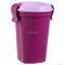 CURVER - LUNCH GO - Ételhordó pohár zárófülekkel, 0,6L - Lila műanyag