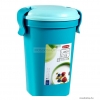 CURVER - LUNCH GO - Ételhordó pohár zárófülekkel, 0,6L - Kék műanyag