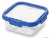 CURVER - SMART FRESH - Ételtároló doboz 0,9L, szilikon tetővel, áttetsző, kék - Műanyag (248927)