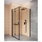 DEANTE - ROUND - Fürdőszobai polc zuhanyzóba 43,1x2,8x11,8 - Matt fekete rozsdamentes acél